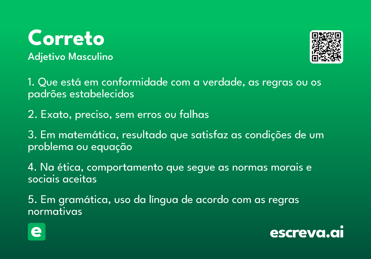 correto