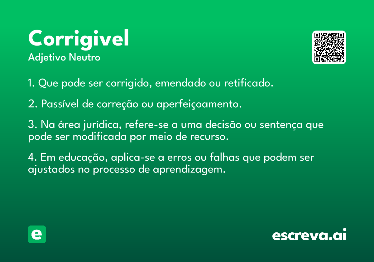 corrigivel