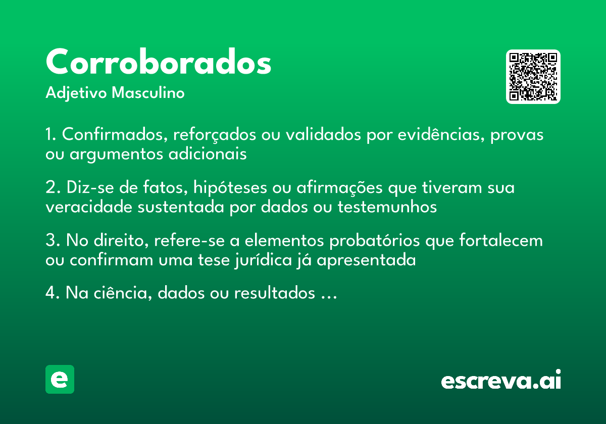 corroborados