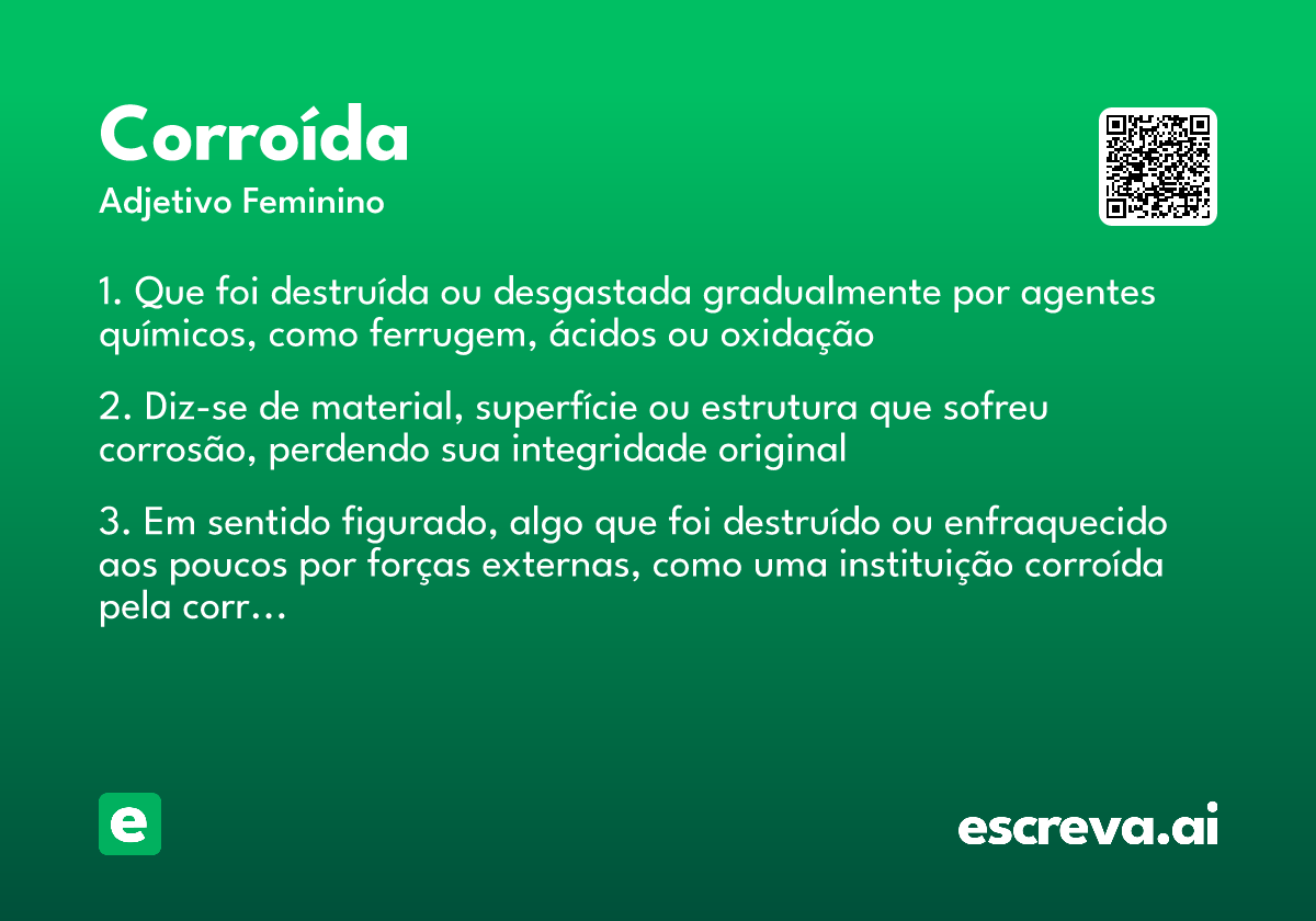 corroída
