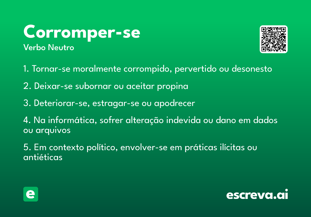 corromper-se