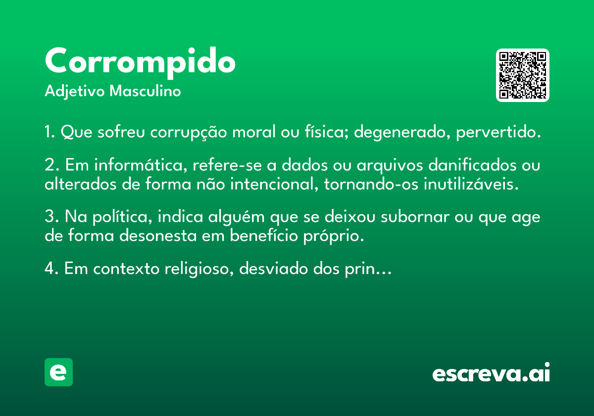 corrompido