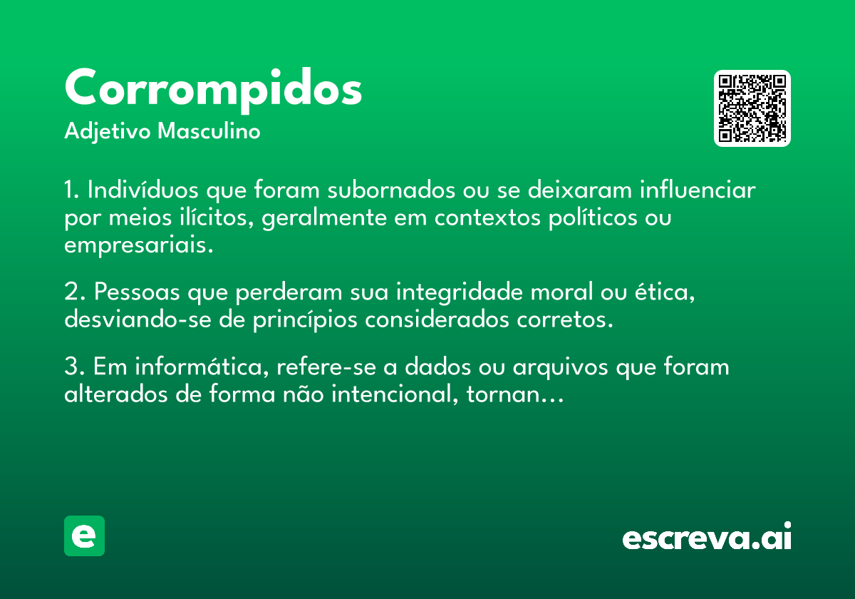 corrompidos