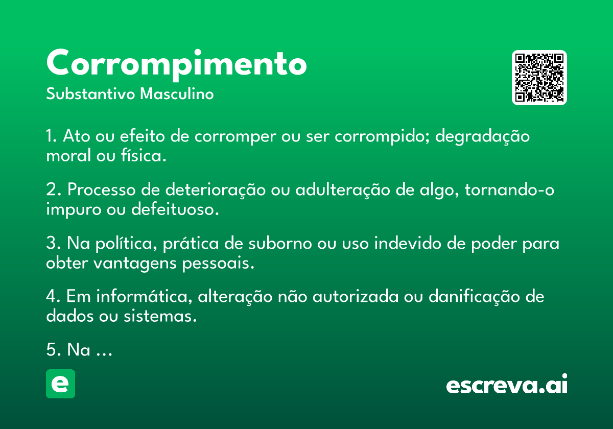 corrompimento
