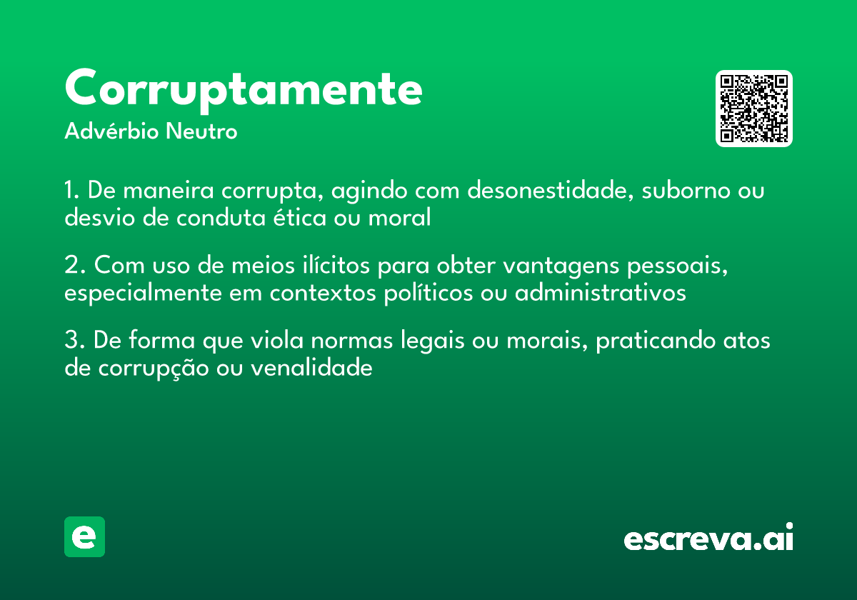 corruptamente