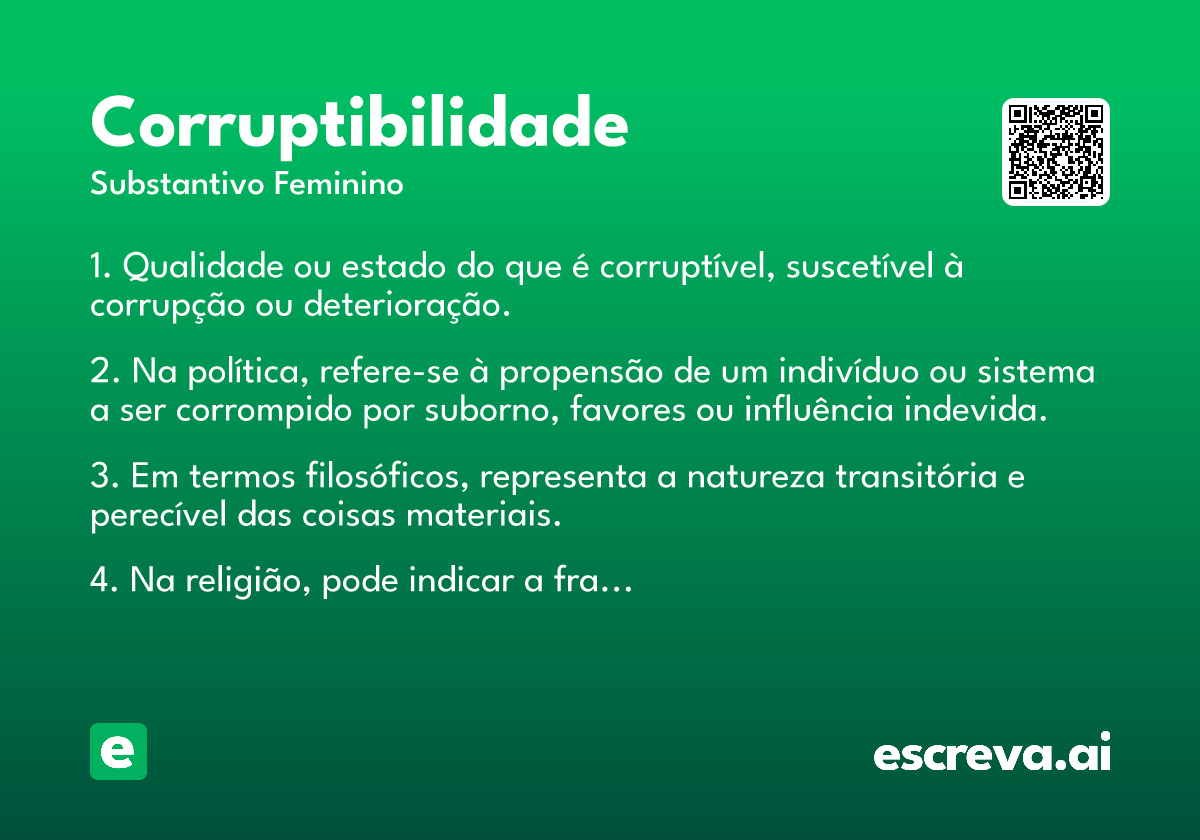 corruptibilidade