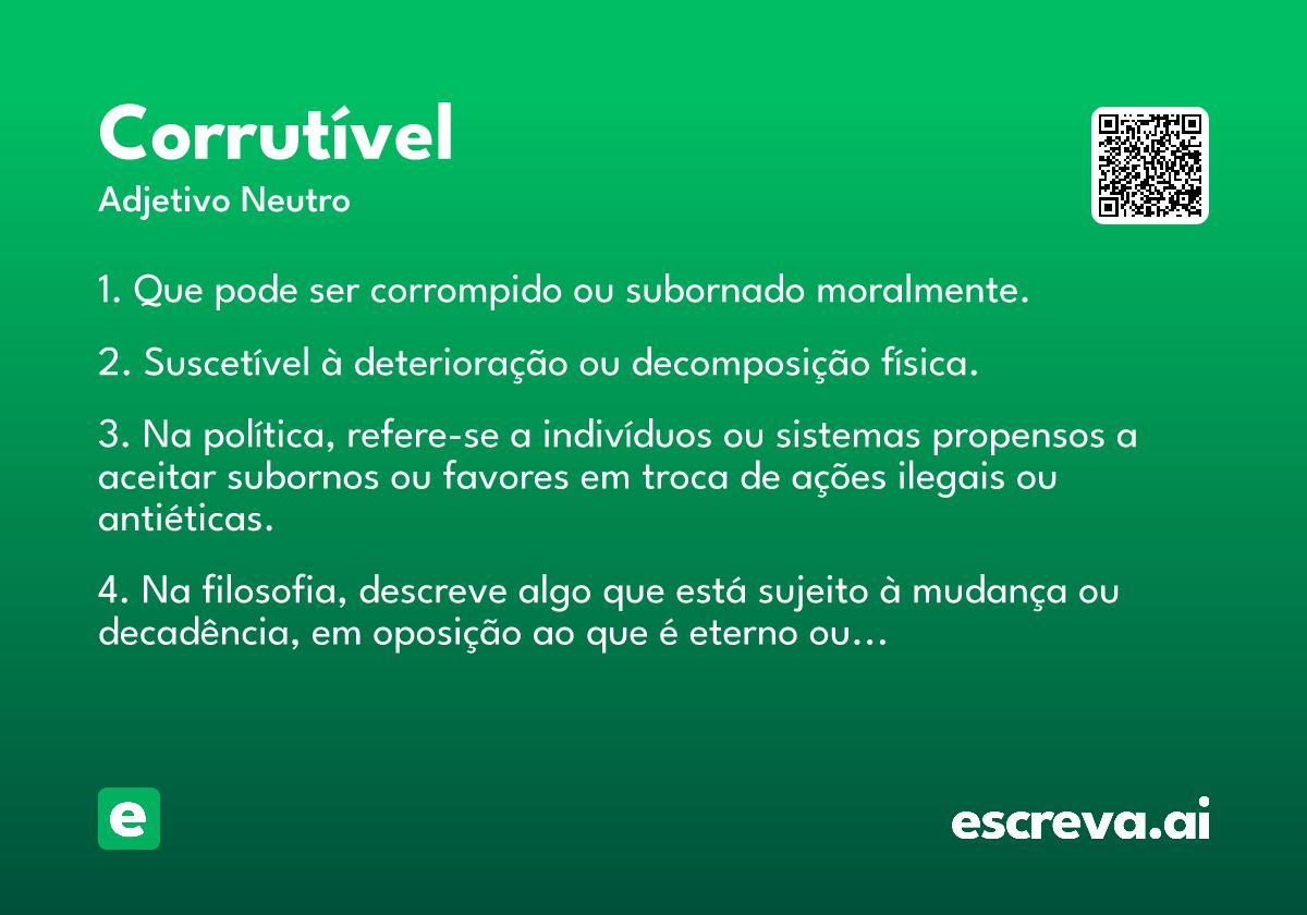 corrutível