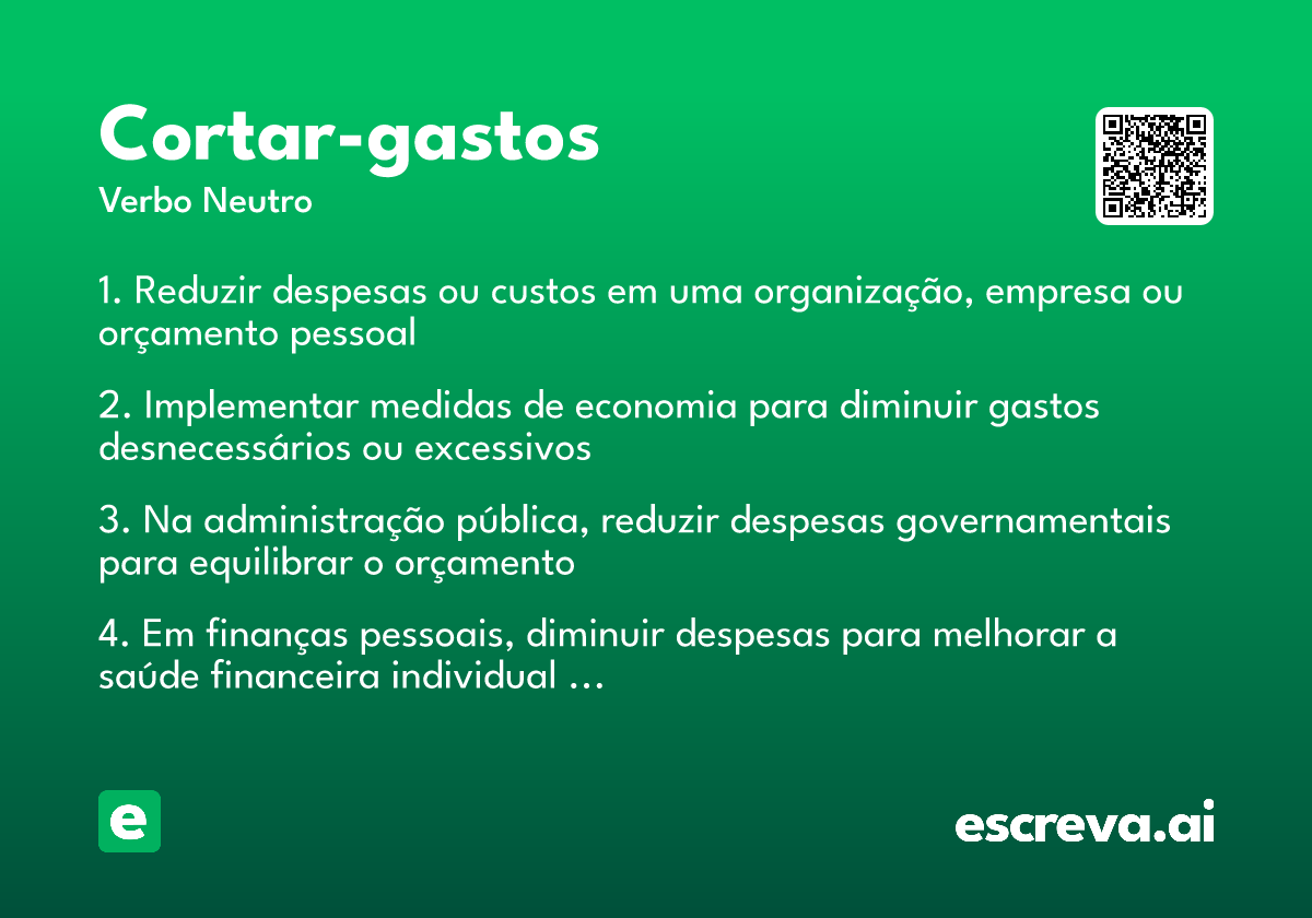 cortar-gastos