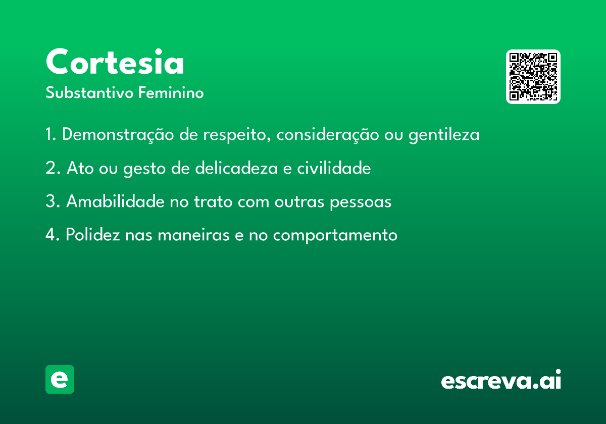cortesia