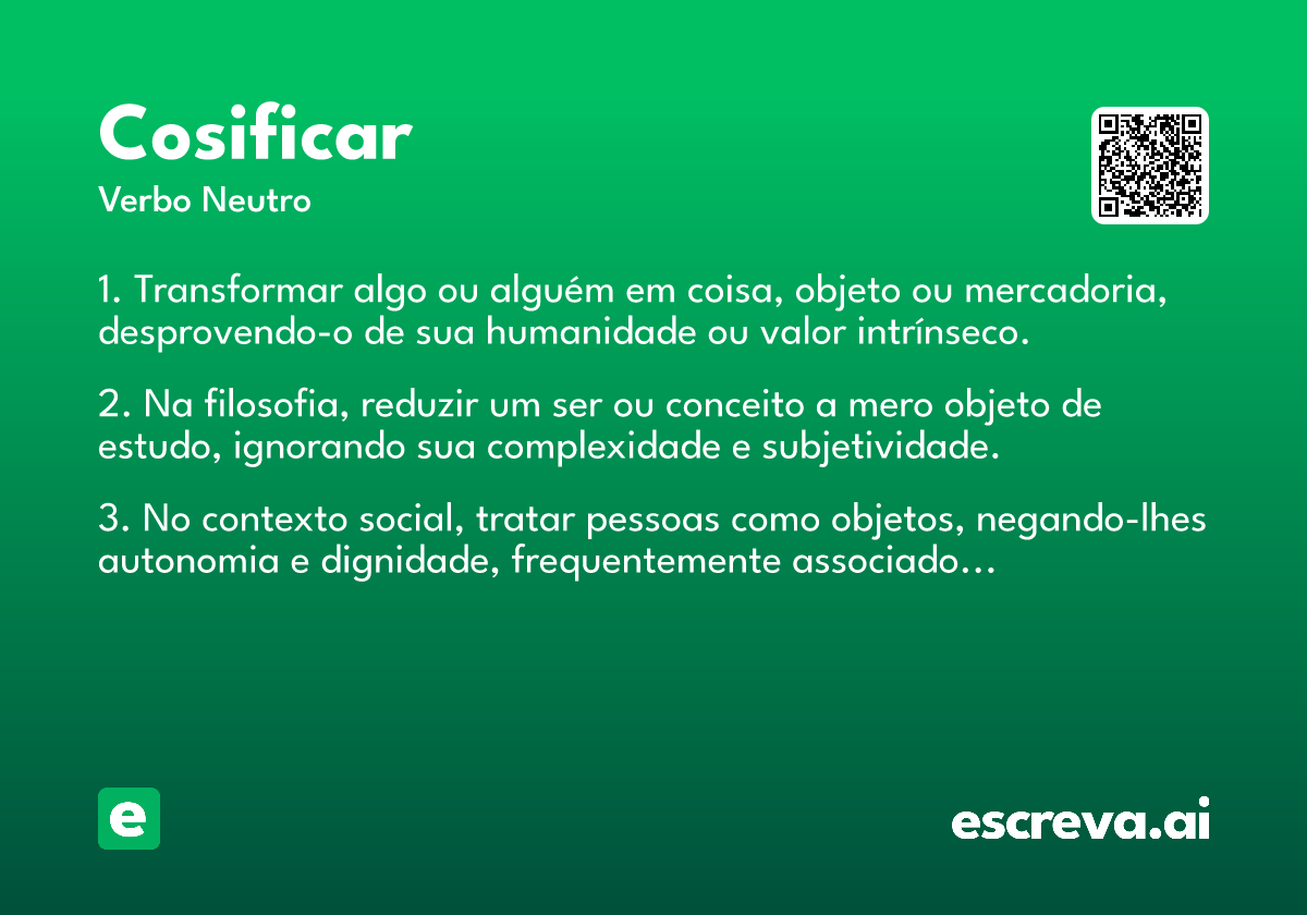 cosificar