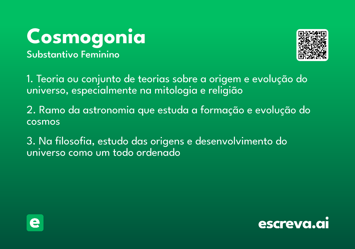 cosmogonia