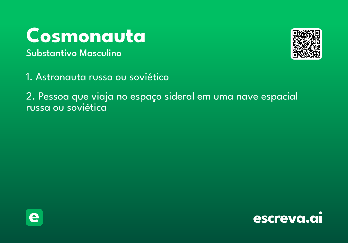 cosmonauta