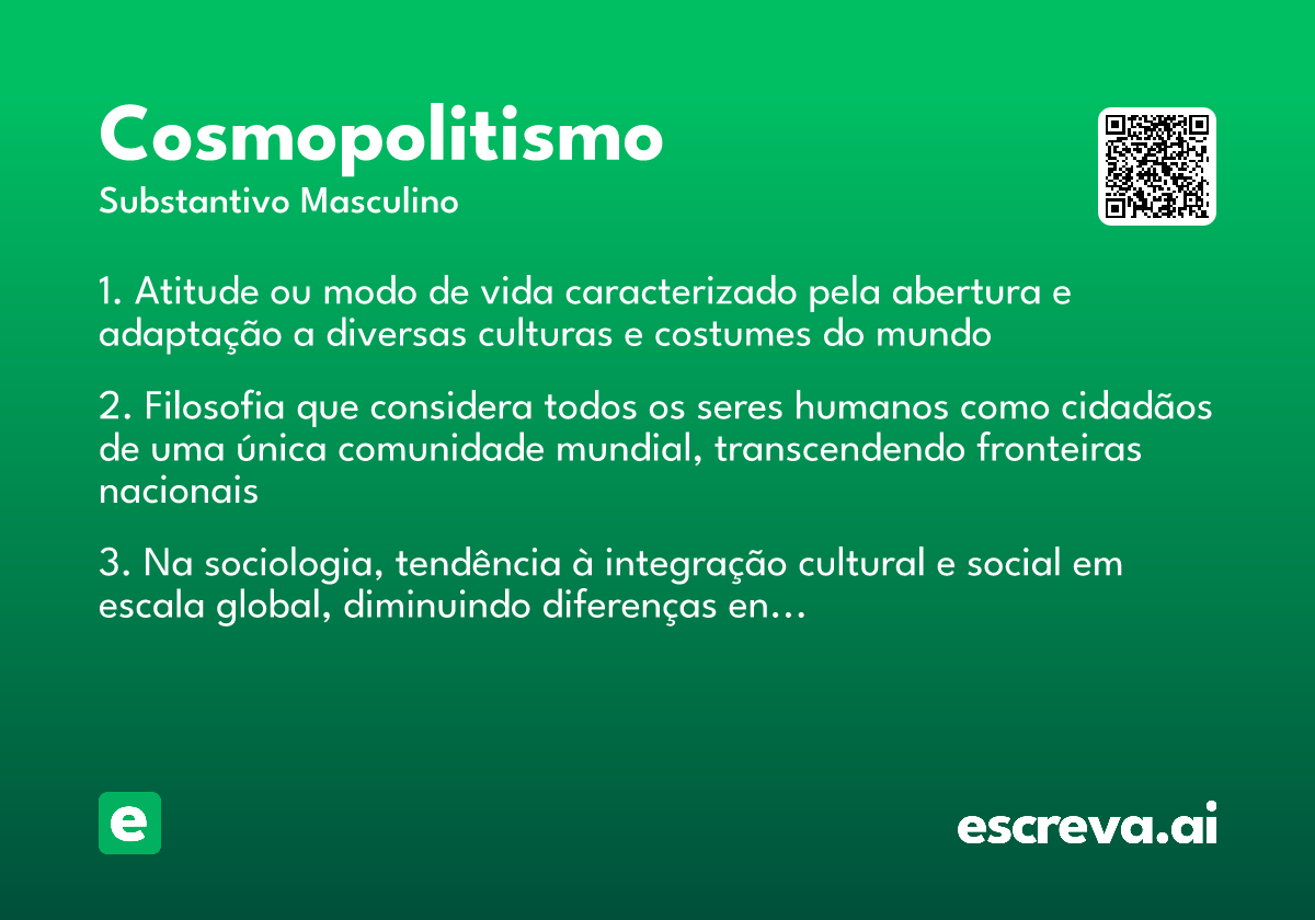 cosmopolitismo