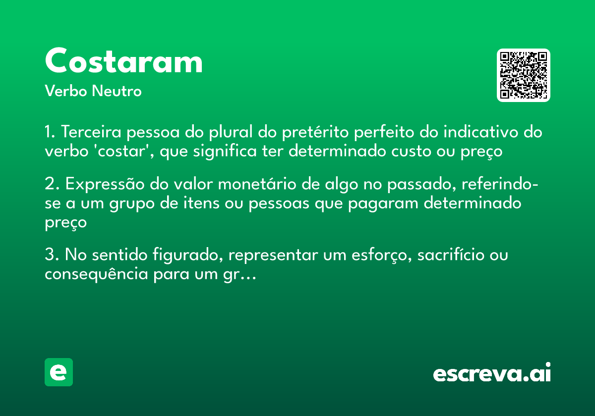 costaram