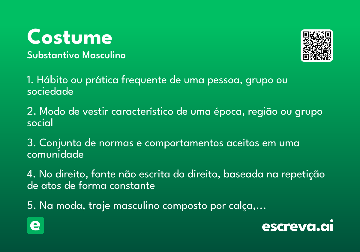 costume