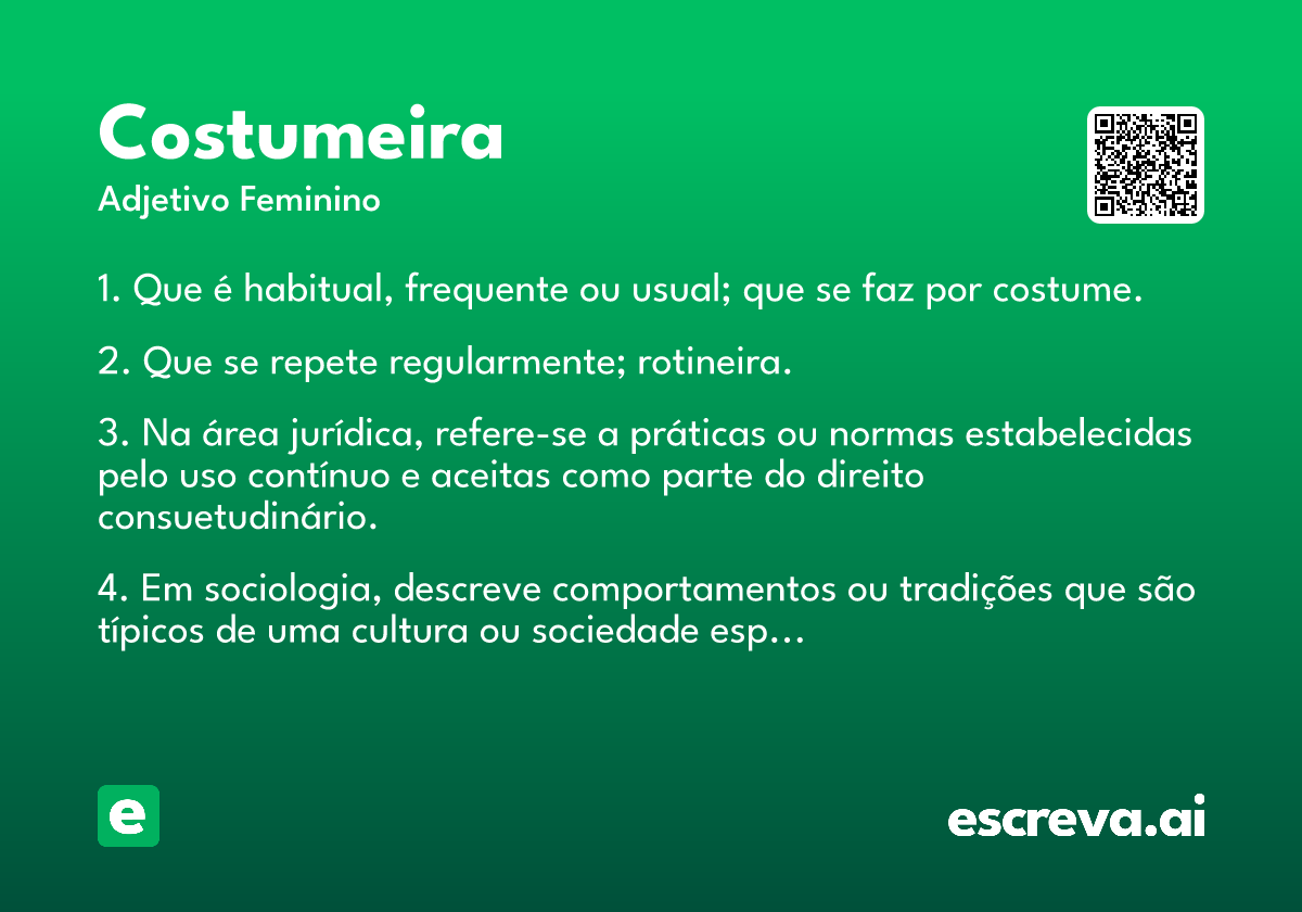 costumeira