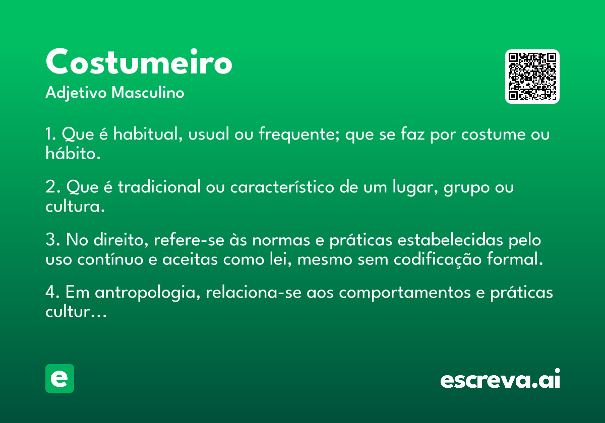 costumeiro