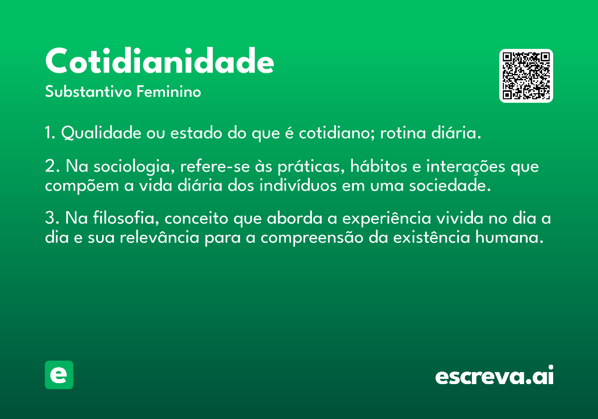 cotidianidade