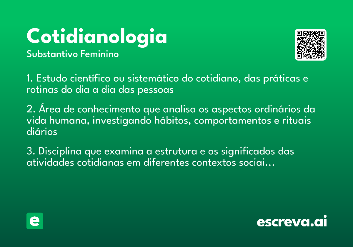 cotidianologia