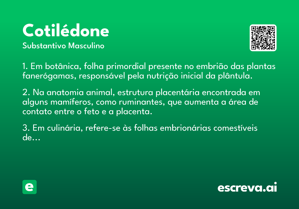 cotilédone