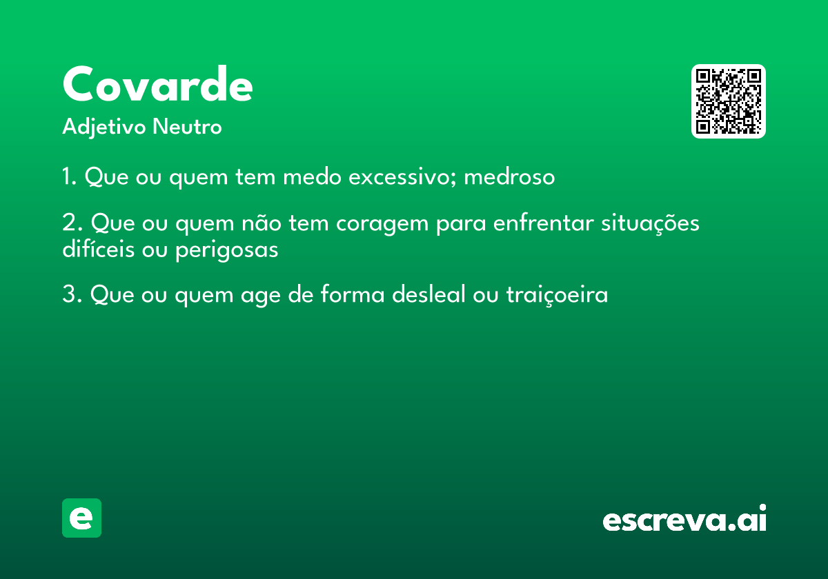 covarde