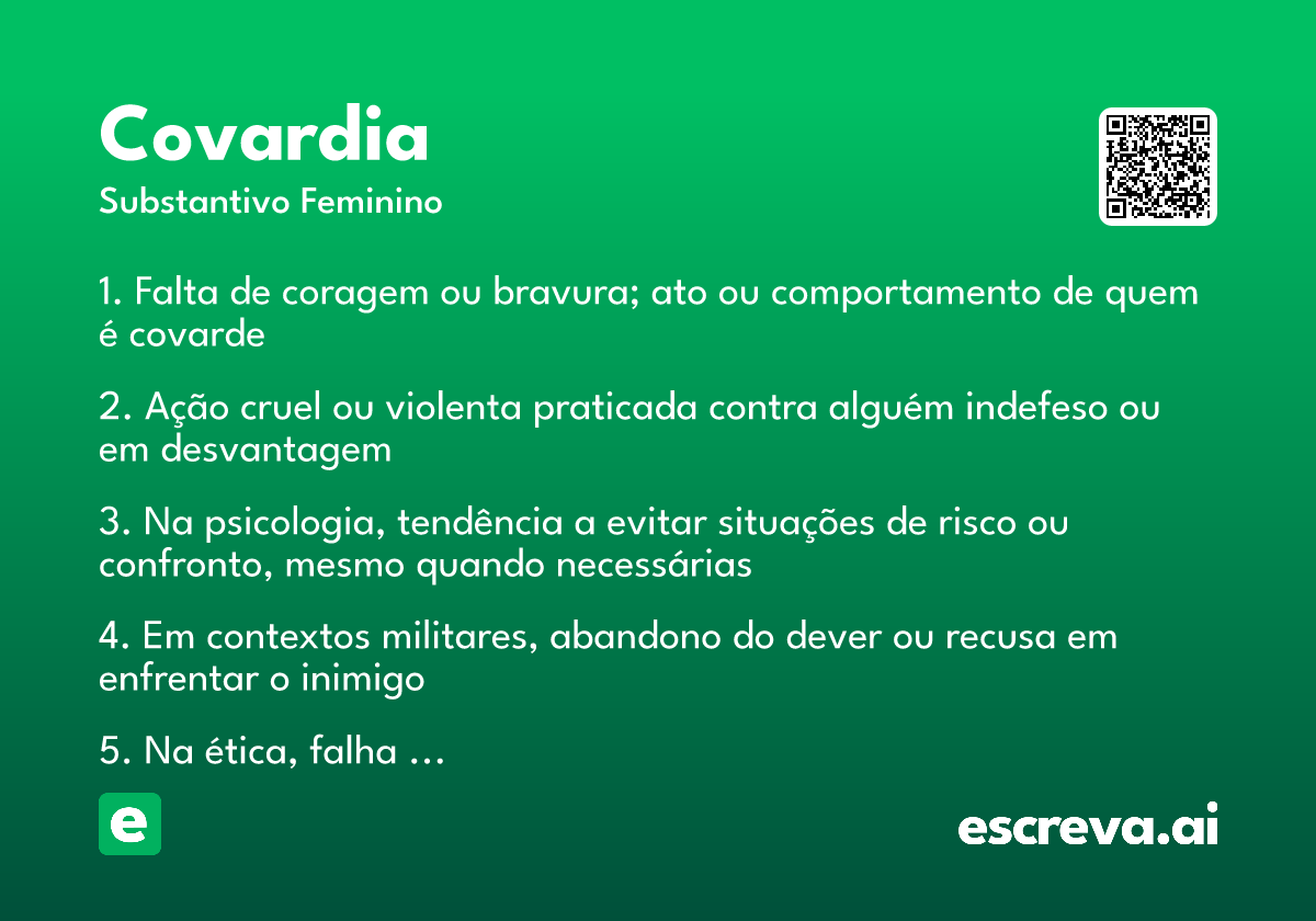covardia