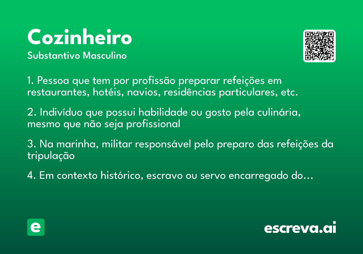 cozinheiro