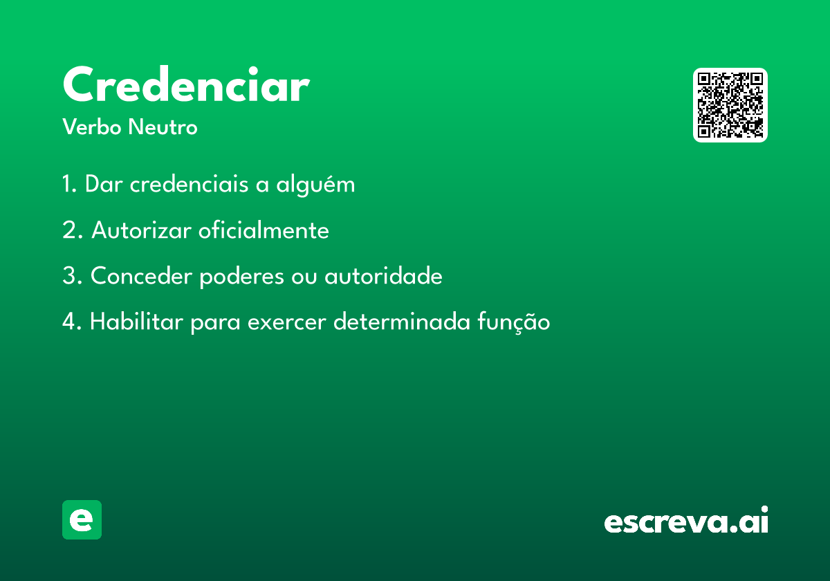 credenciar