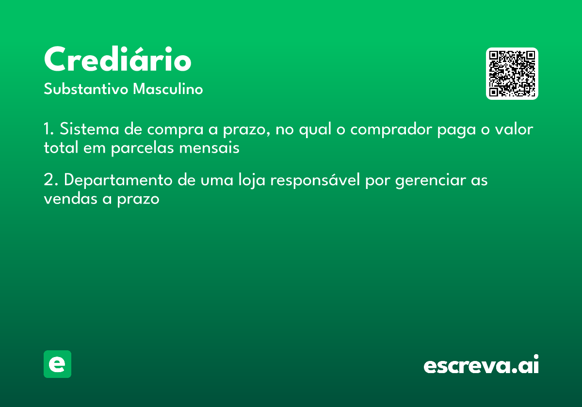 crediário