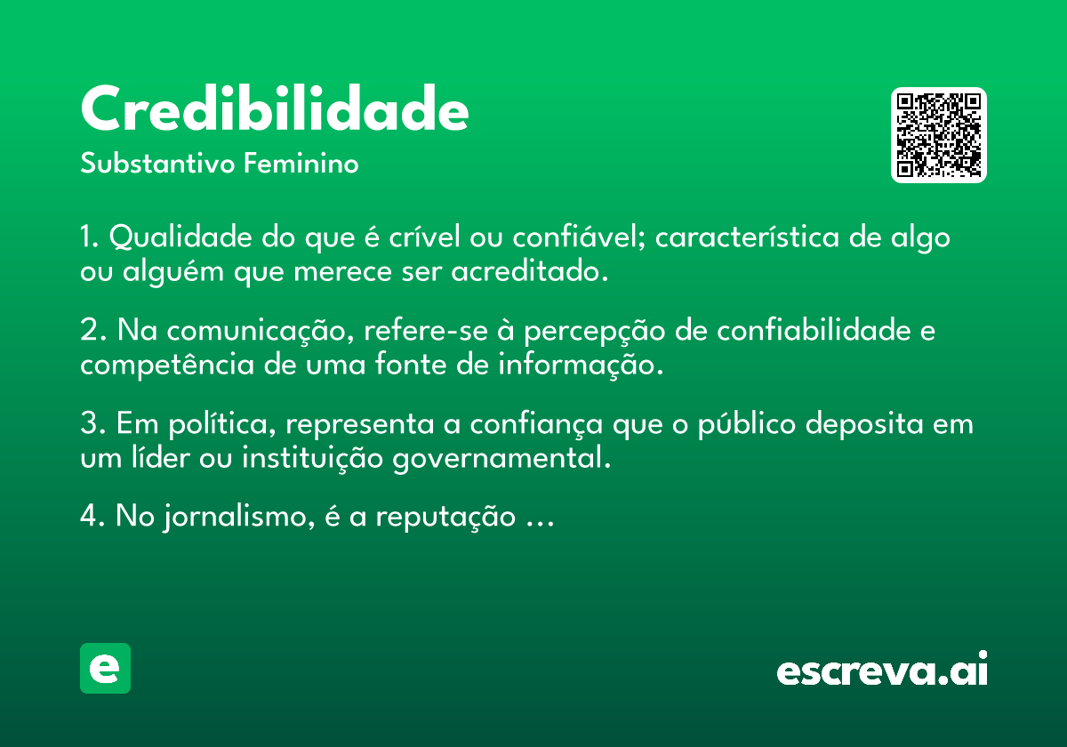 credibilidade