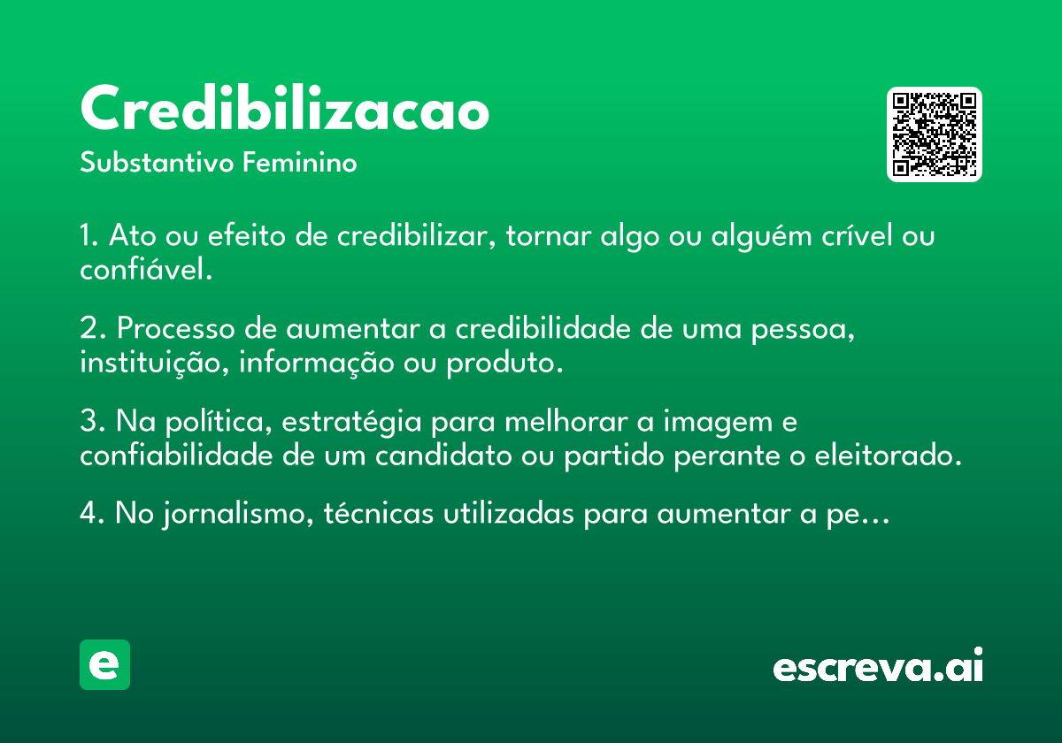 credibilizacao