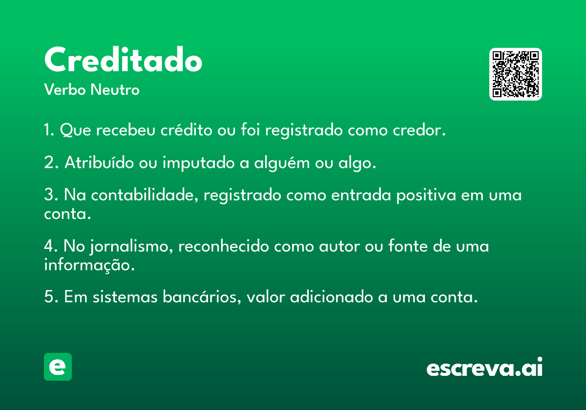 creditado