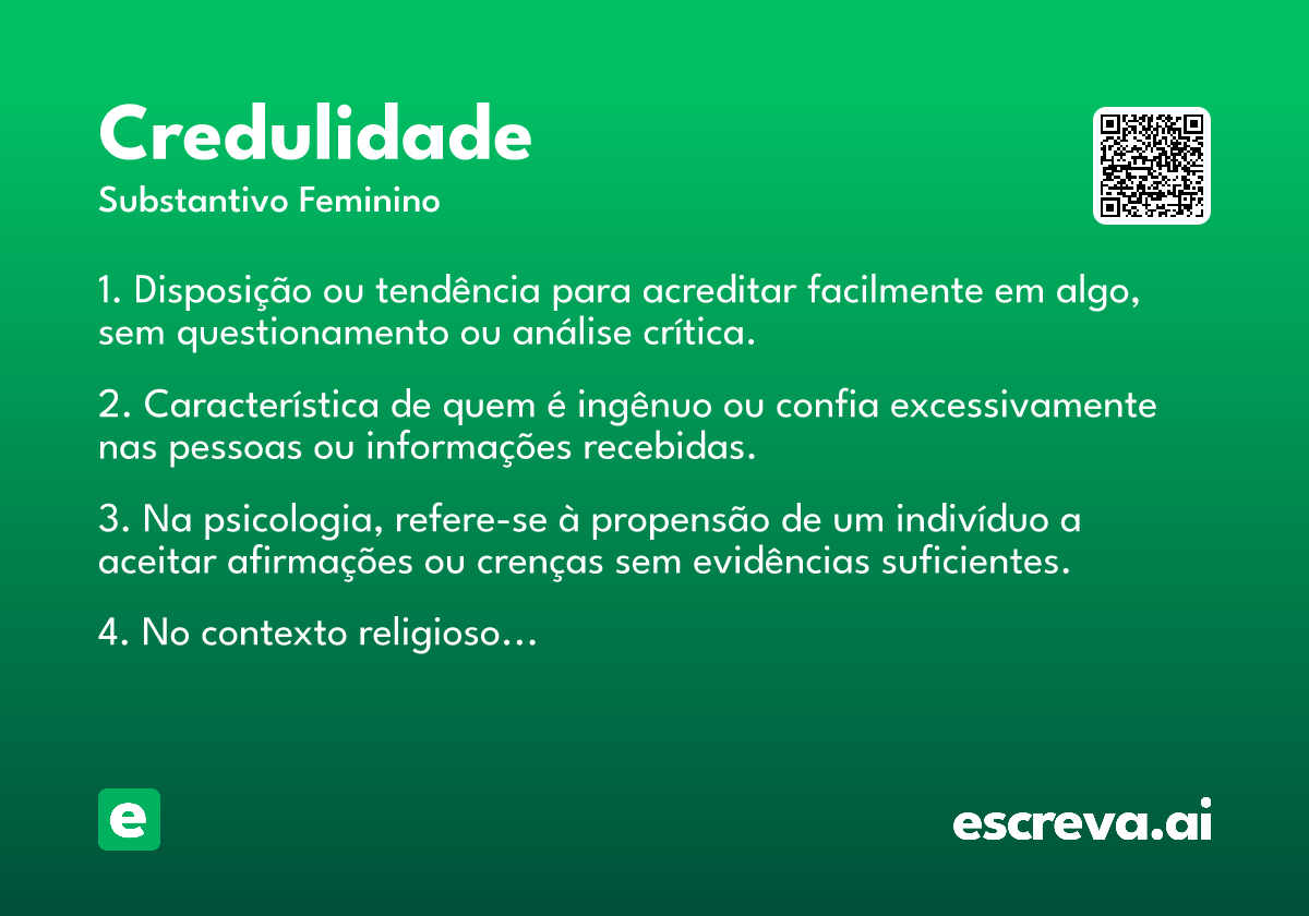 credulidade