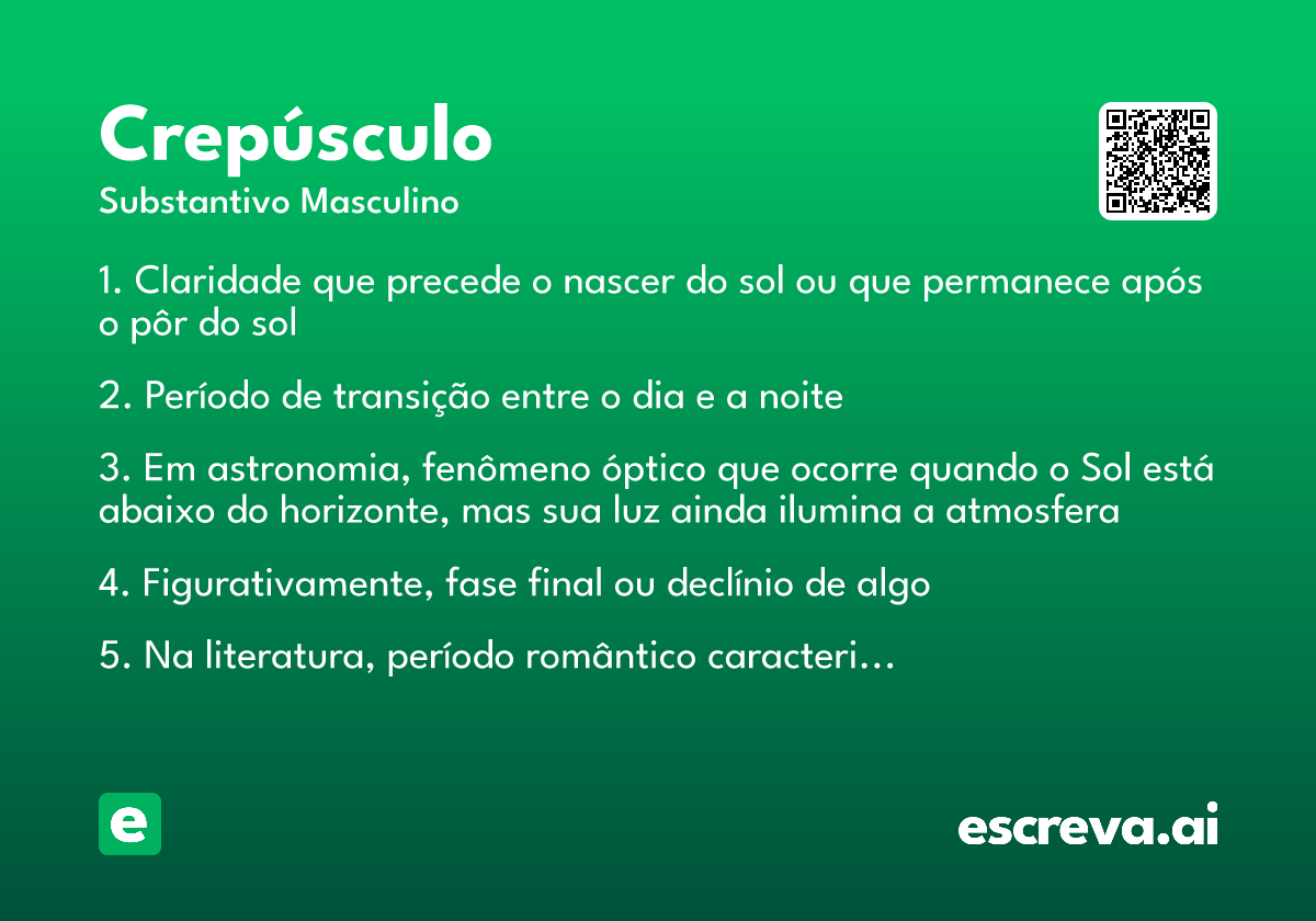 crepúsculo