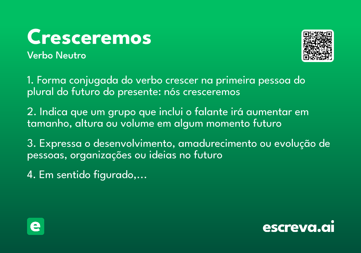 cresceremos