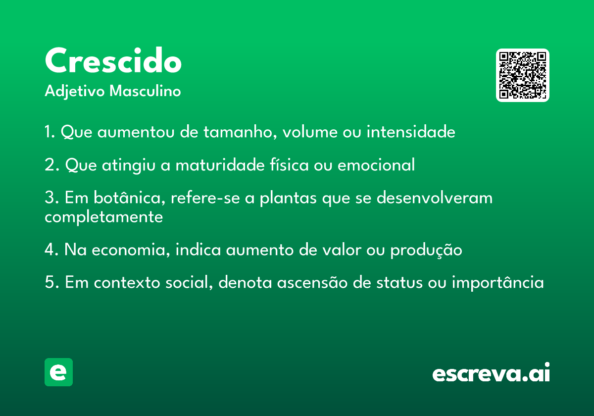 crescido