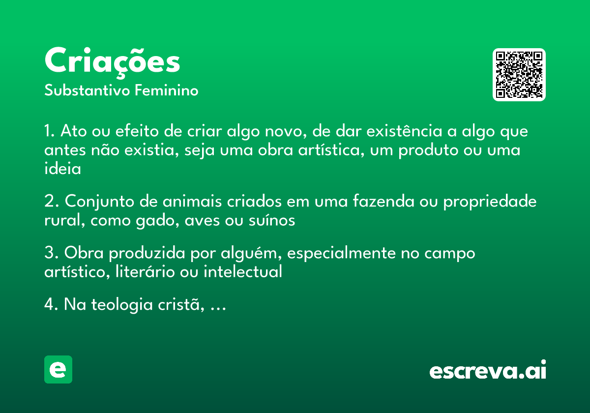 criações