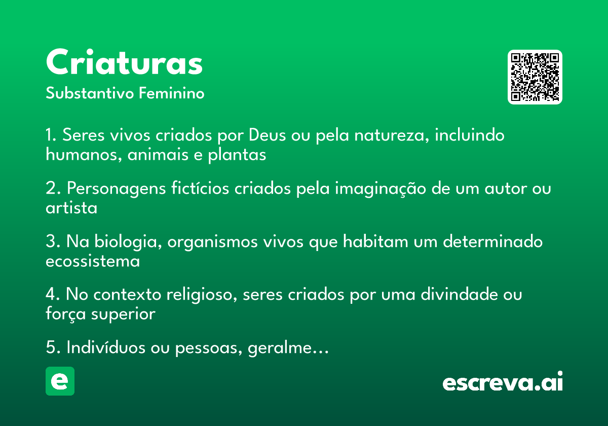 criaturas