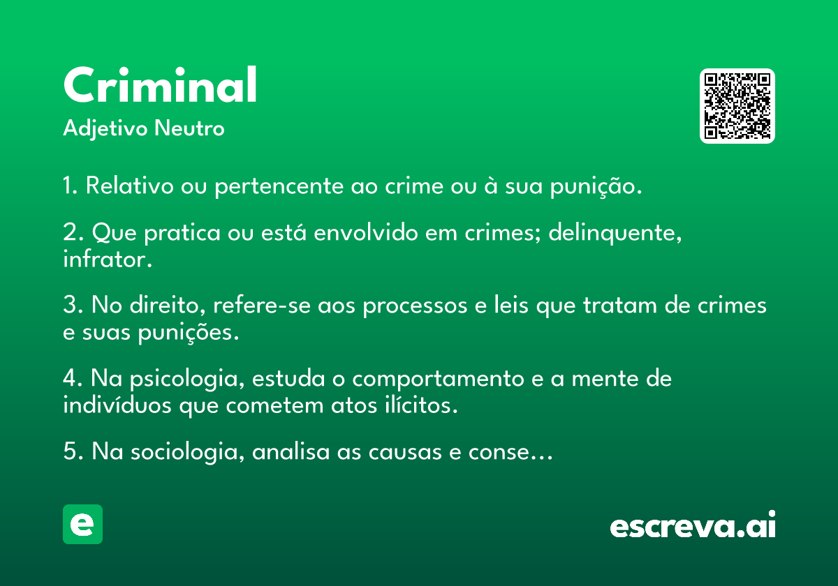 criminal