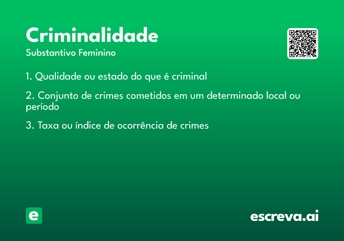 criminalidade