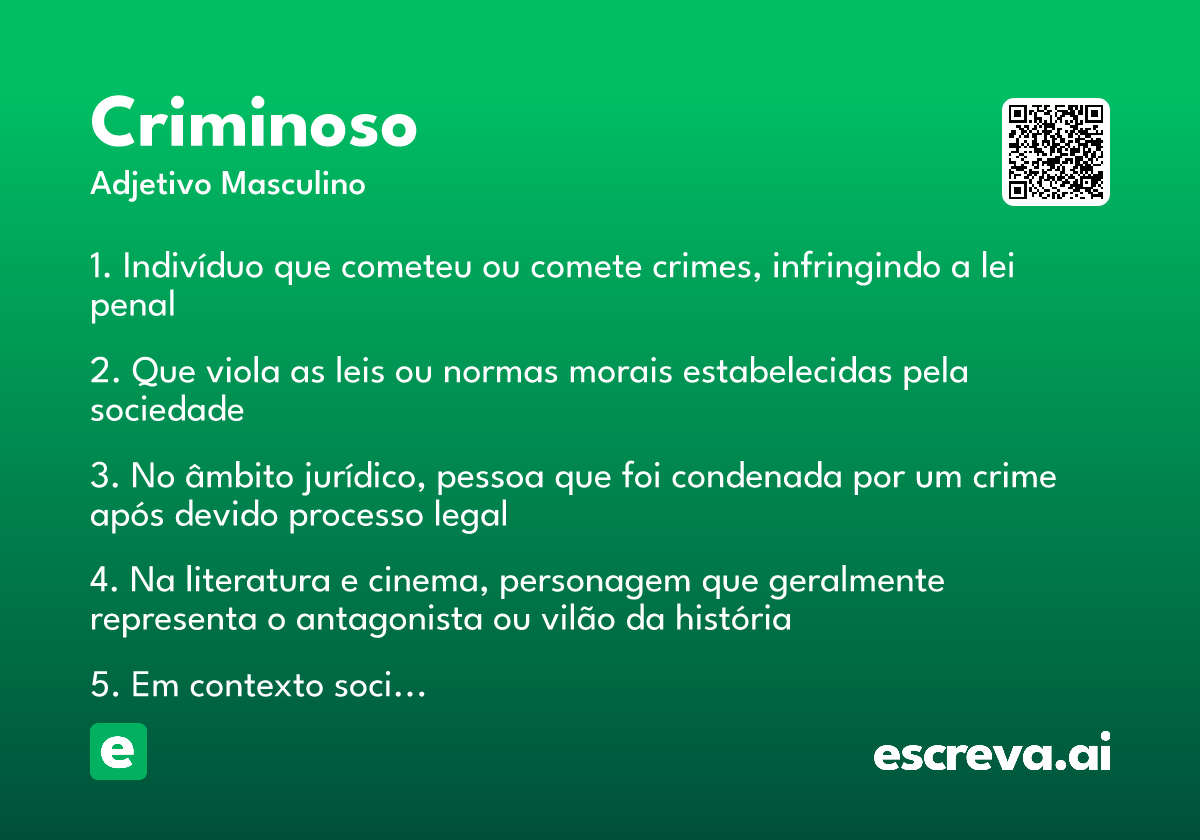 criminoso