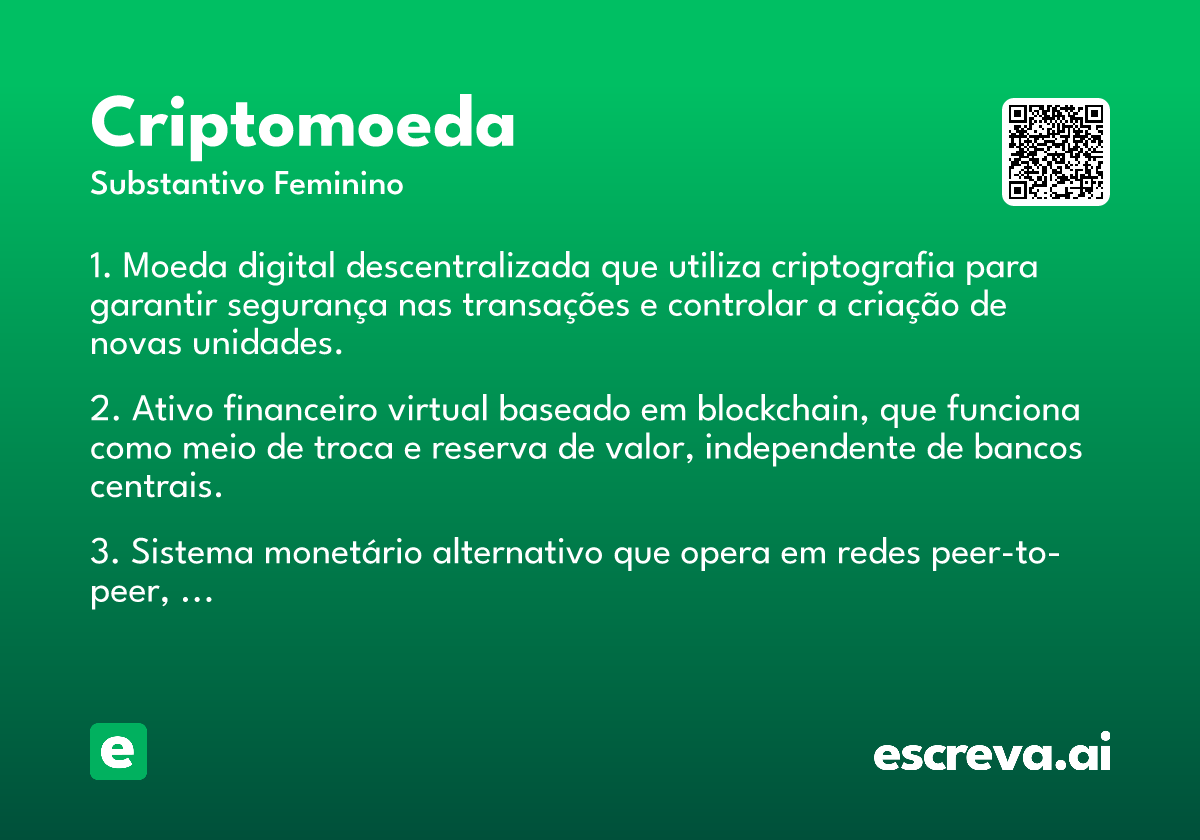 criptomoeda