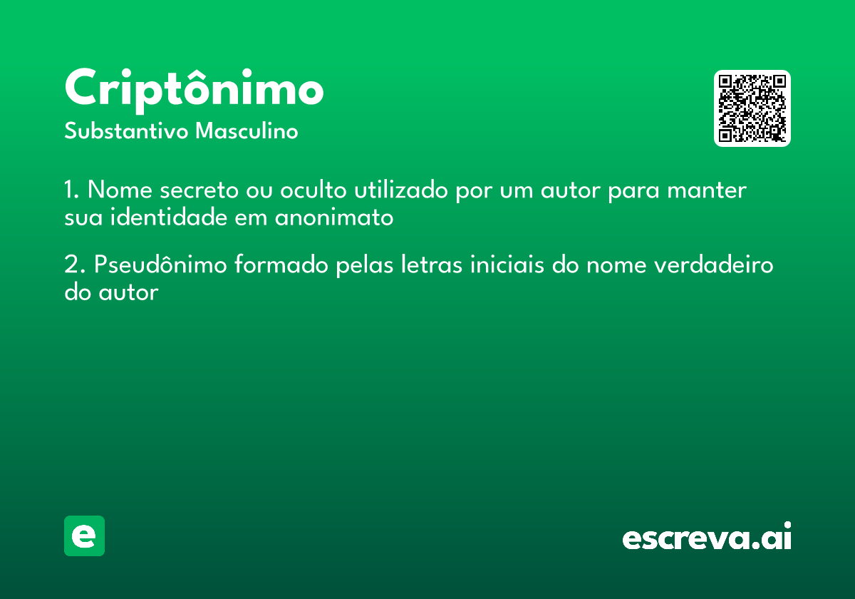 criptônimo