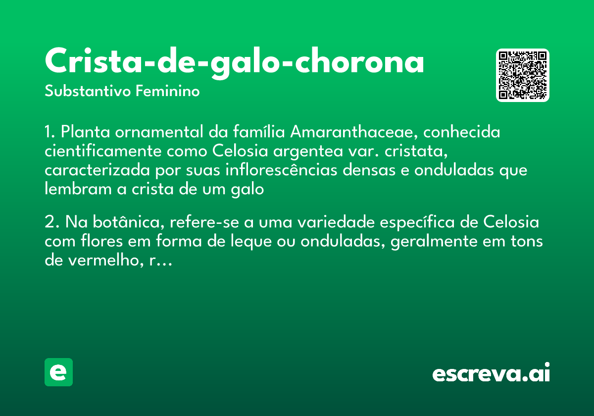 crista-de-galo-chorona