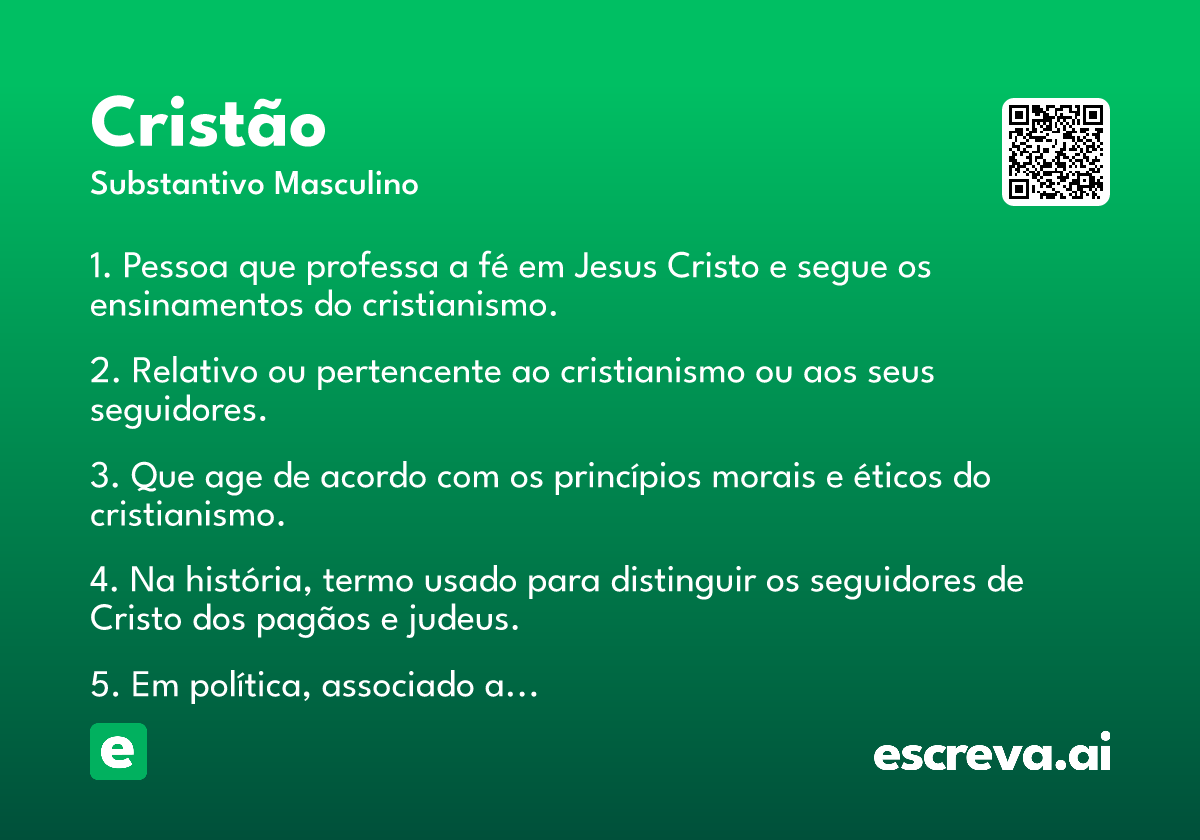 cristão