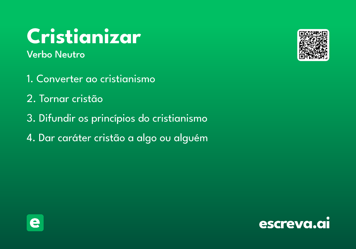cristianizar