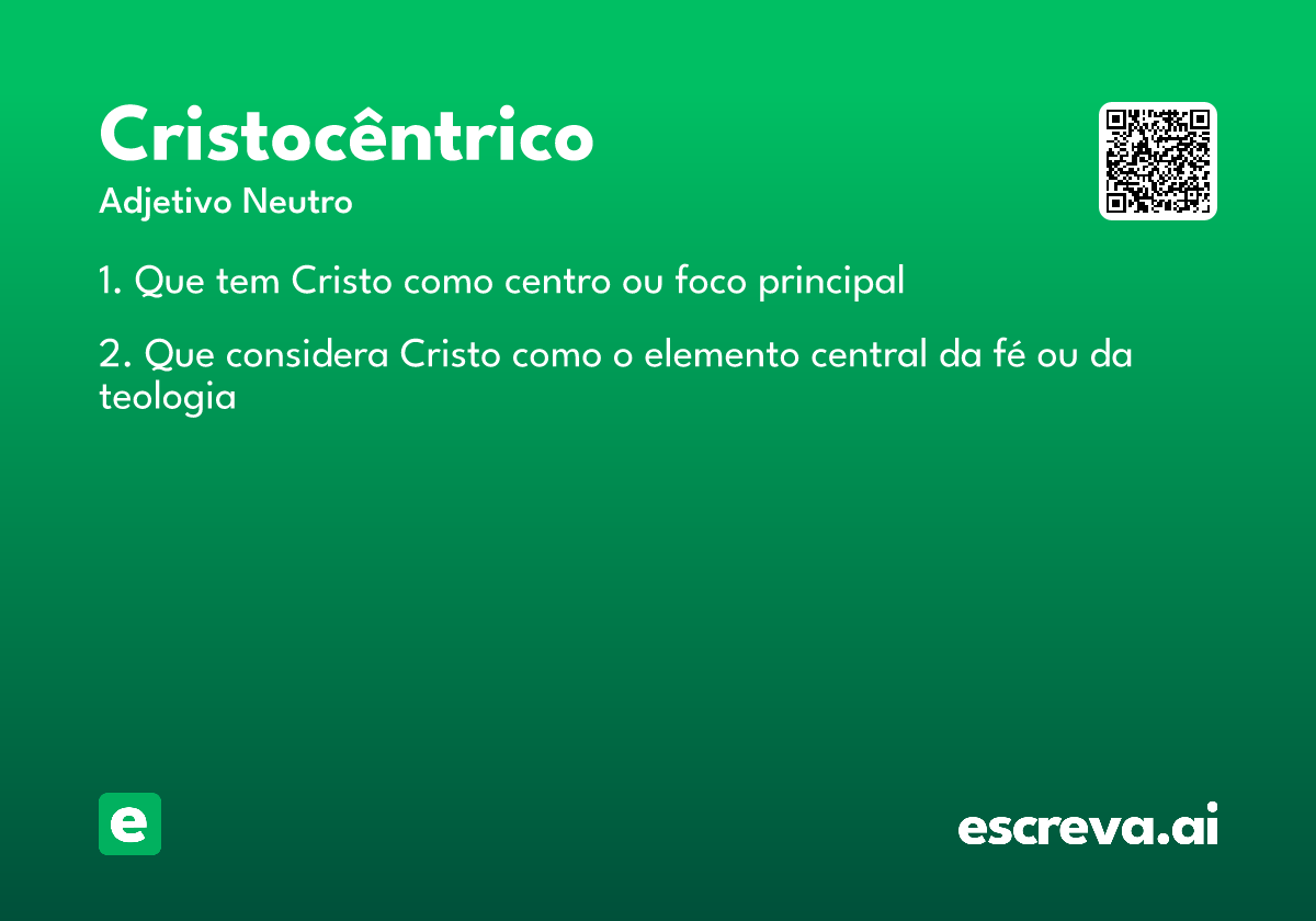 cristocêntrico