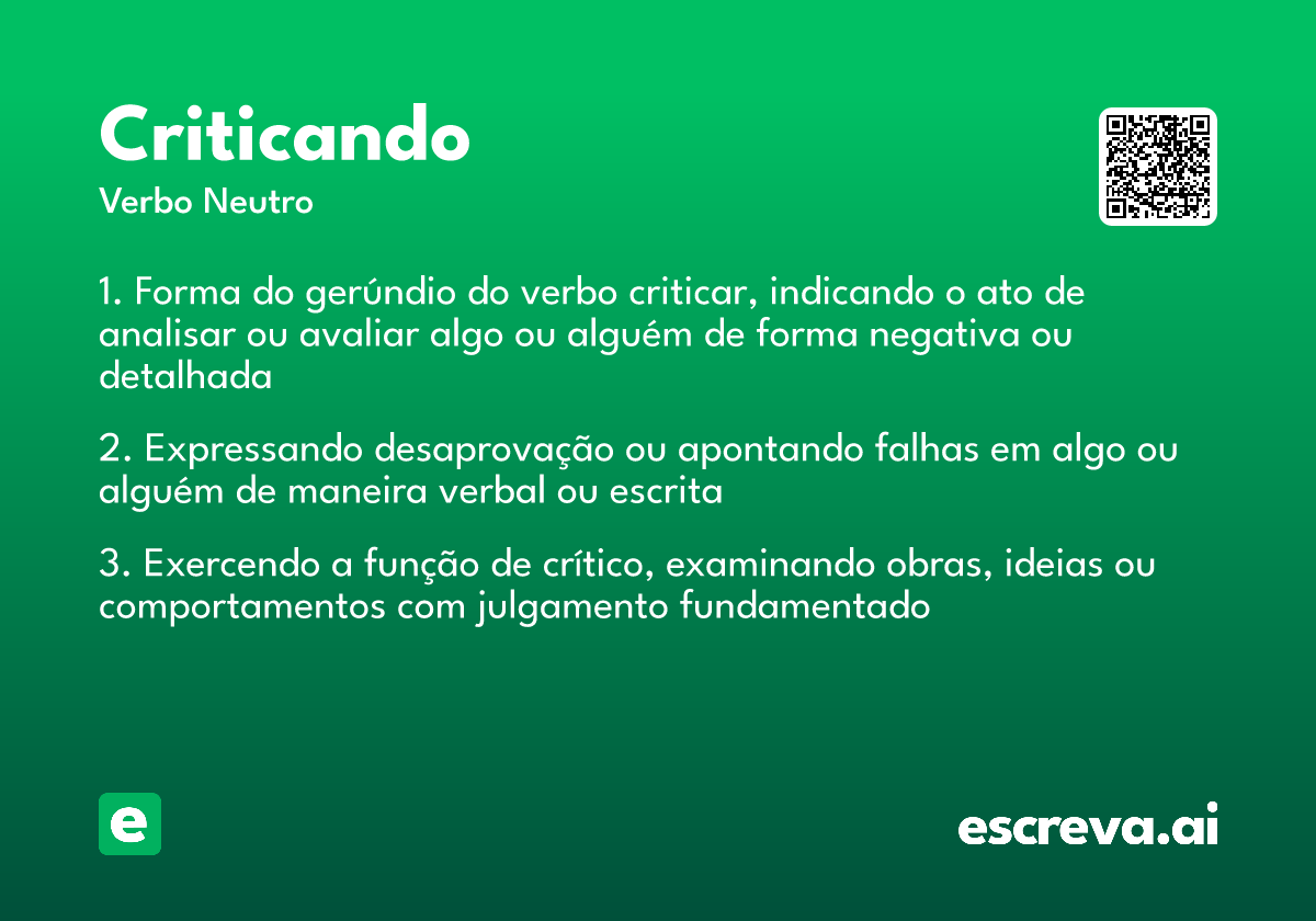 criticando
