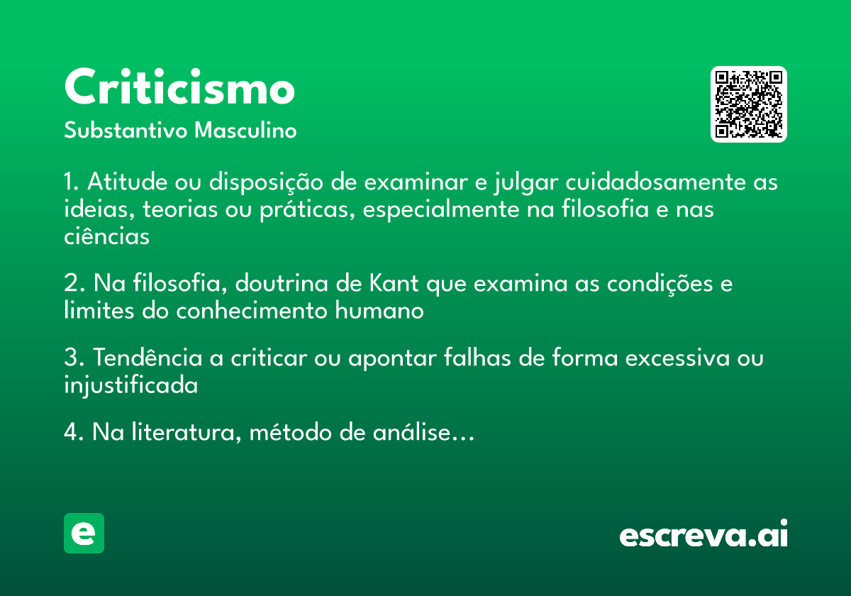 criticismo