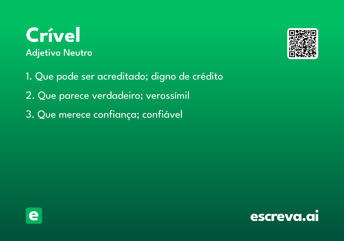 crível